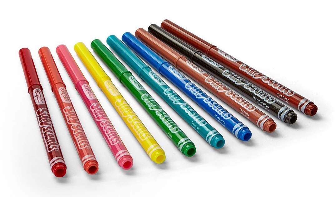 Crayola: Silly Scents - Slim Markers (10-Pack)