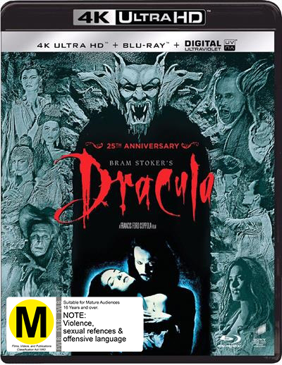 Bram Stoker's Dracula on UHD Blu-ray, UV image