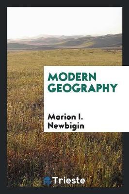 Modern Geography by Marion I. Newbigin image