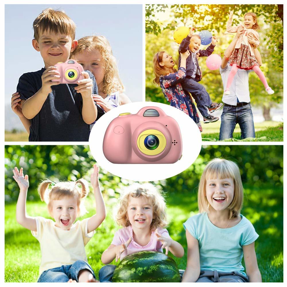 Cute Kids Digital Camera HD 720P - Pink image