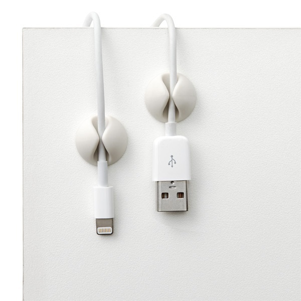 Bluelounge CableDrop Cable Clips - Grey image