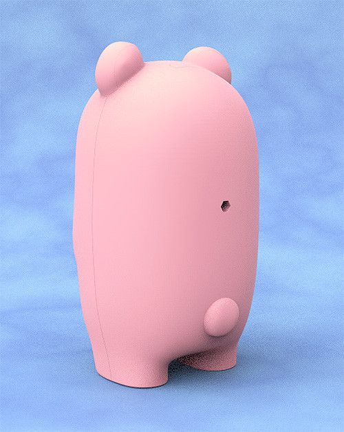 Nendoroid More: Face Parts Case - Pink Bear image