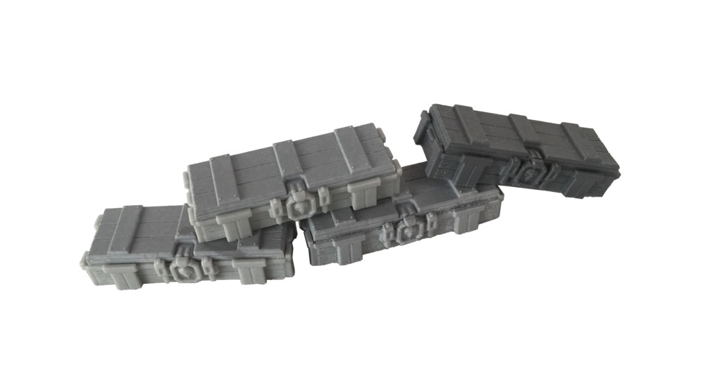 TTCombat: Tabletop Scenics - Ammo Crates image