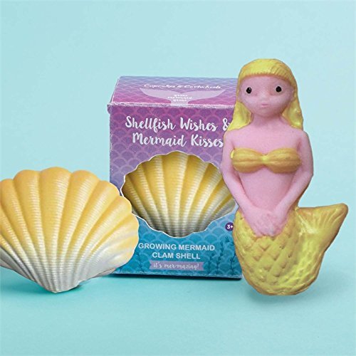 Cupcakes & Cartwheels: Clam Shell Mermaid - Growing Toy