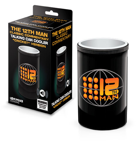 The 12th Man Talking Can Cooler - Cricket