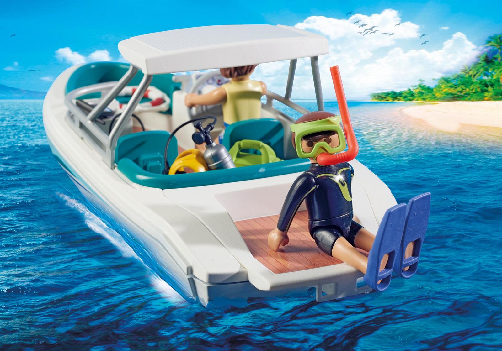 Playmobil: Family Fun - Diving Trip with Speedboat image