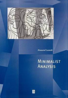 Minimalist Analysis by Howard Lasnik image