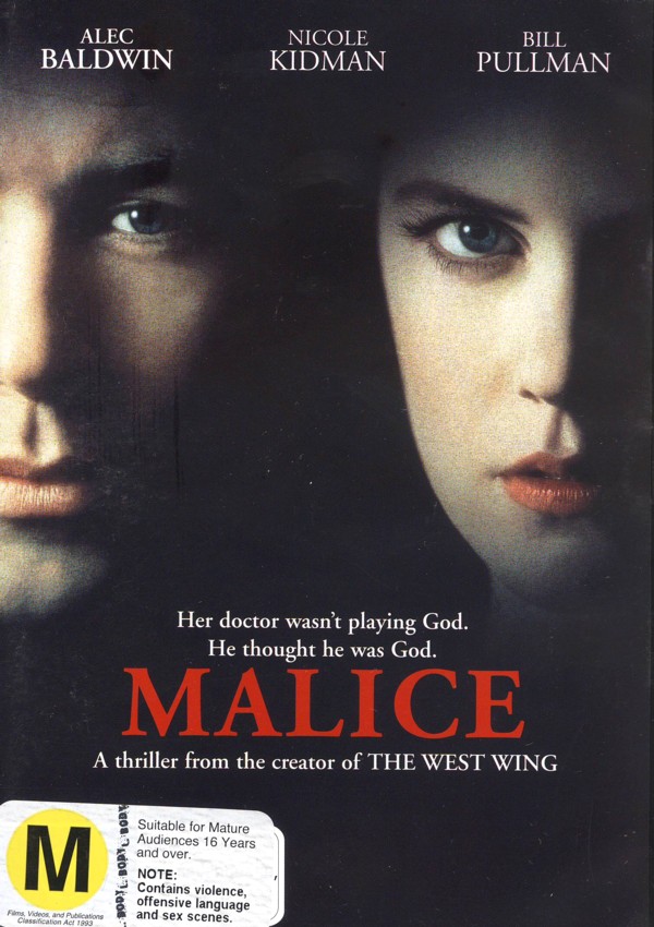 Malice on DVD image