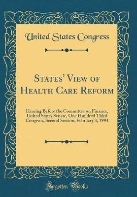 States' View of Health Care Reform by United States Congress image