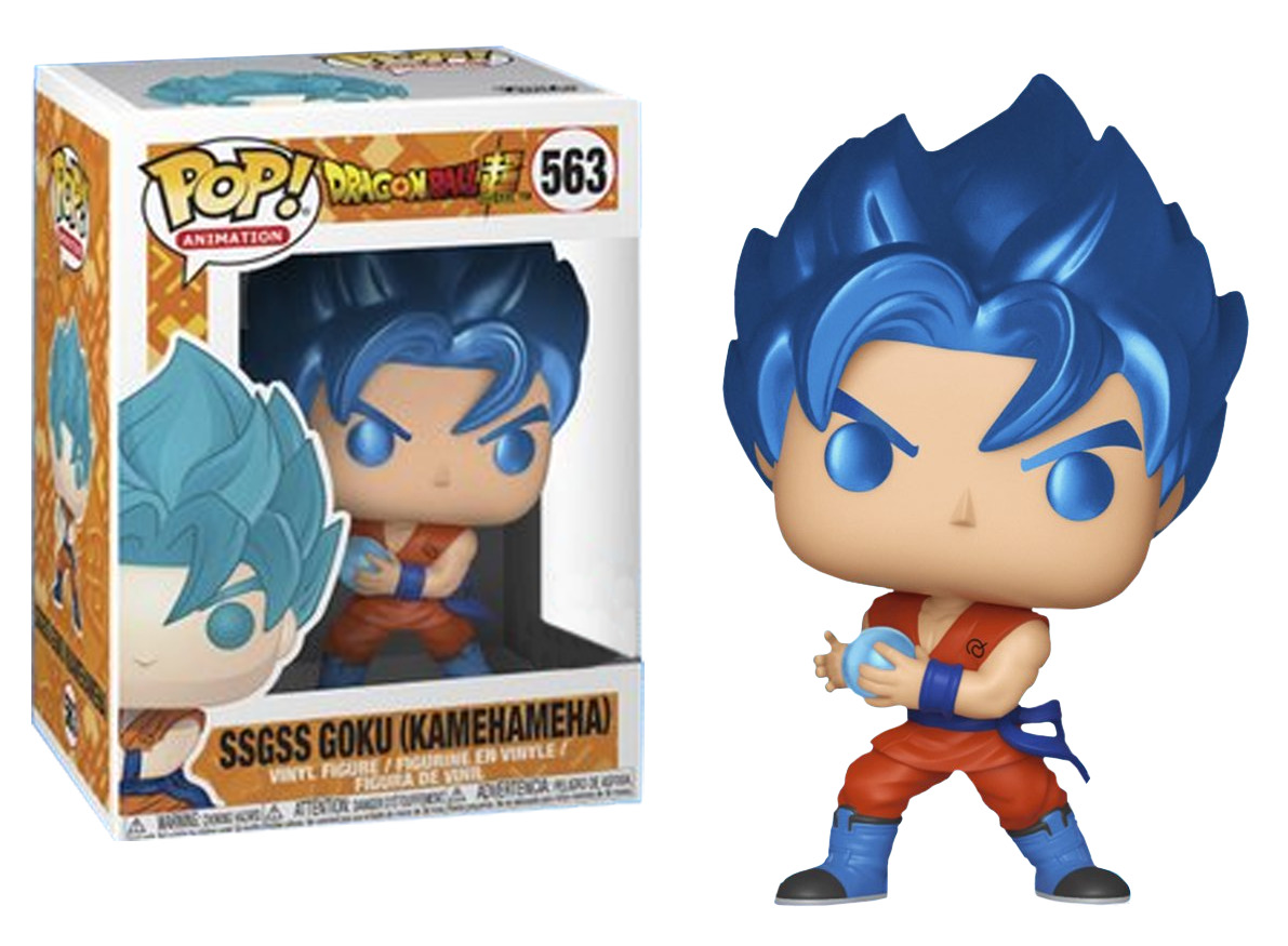 Dragon Ball Super – SSGSS Goku Kamehameha (Metallic) Pop! Vinyl Figure image