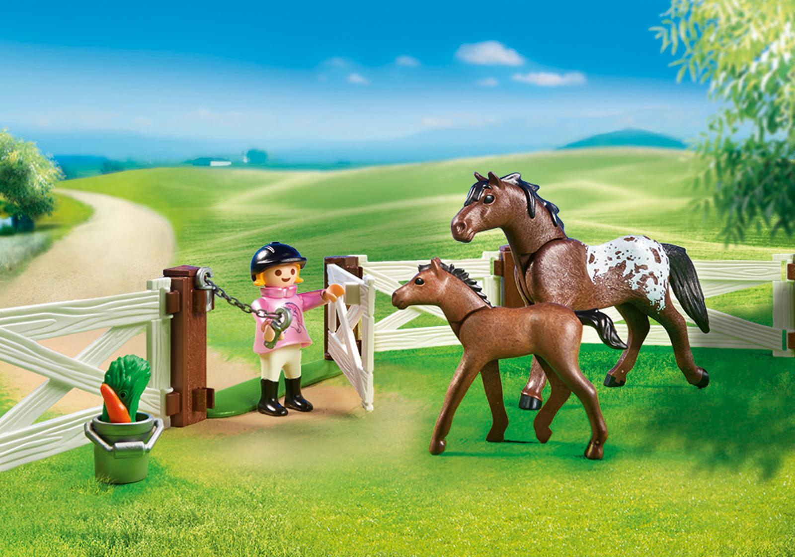 Buy Playmobil Horse Paddock (6931) at Mighty Ape NZ