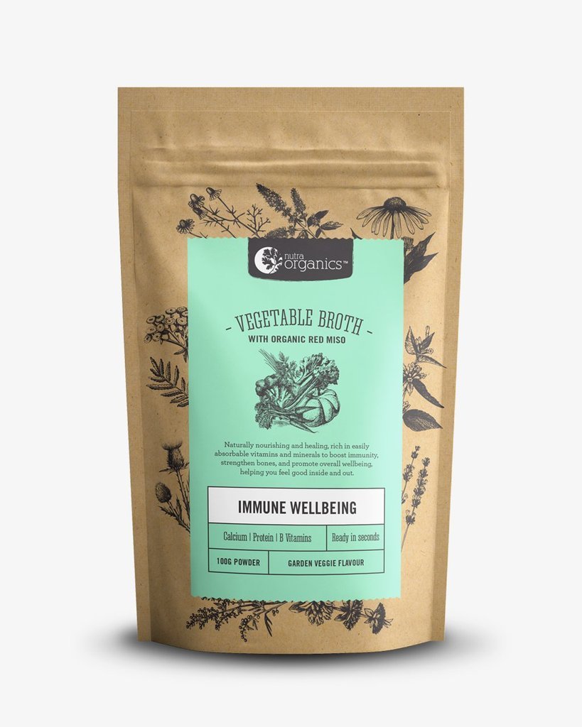 Nutra Organics Vegetable Broth Garden Veggie (100g) at Mighty Ape NZ