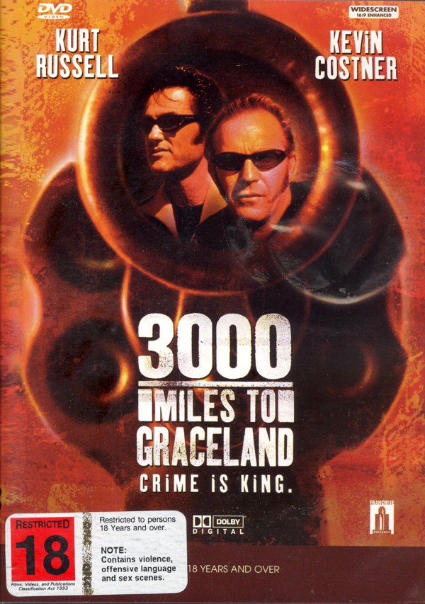 3000 Miles to Graceland on DVD