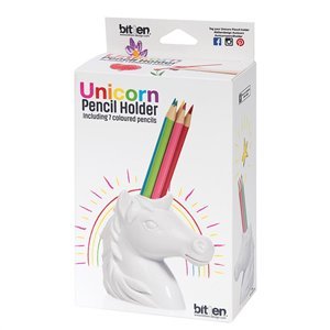 Unicorn Pencil Holder (w/Pencils)