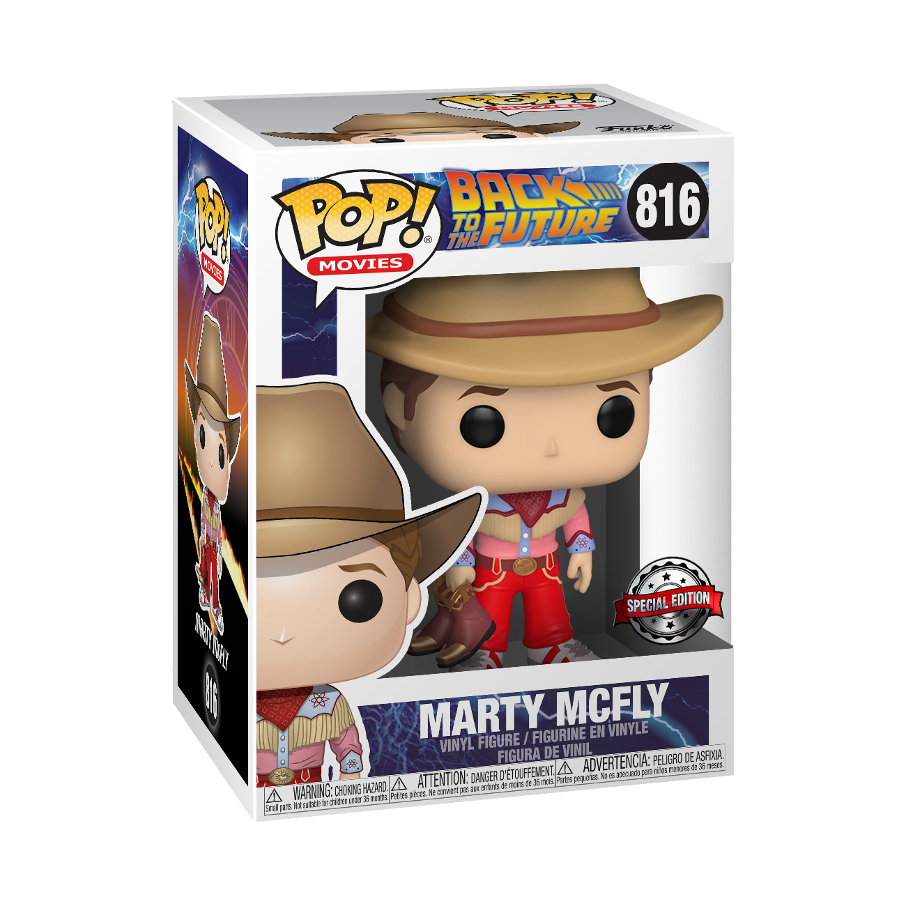Back to the Future: Marty McFly (as Cowboy) - Pop! Vinyl Figure image