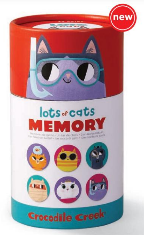 Buy Lots of Cats Canister Memory Game at Mighty Ape NZ