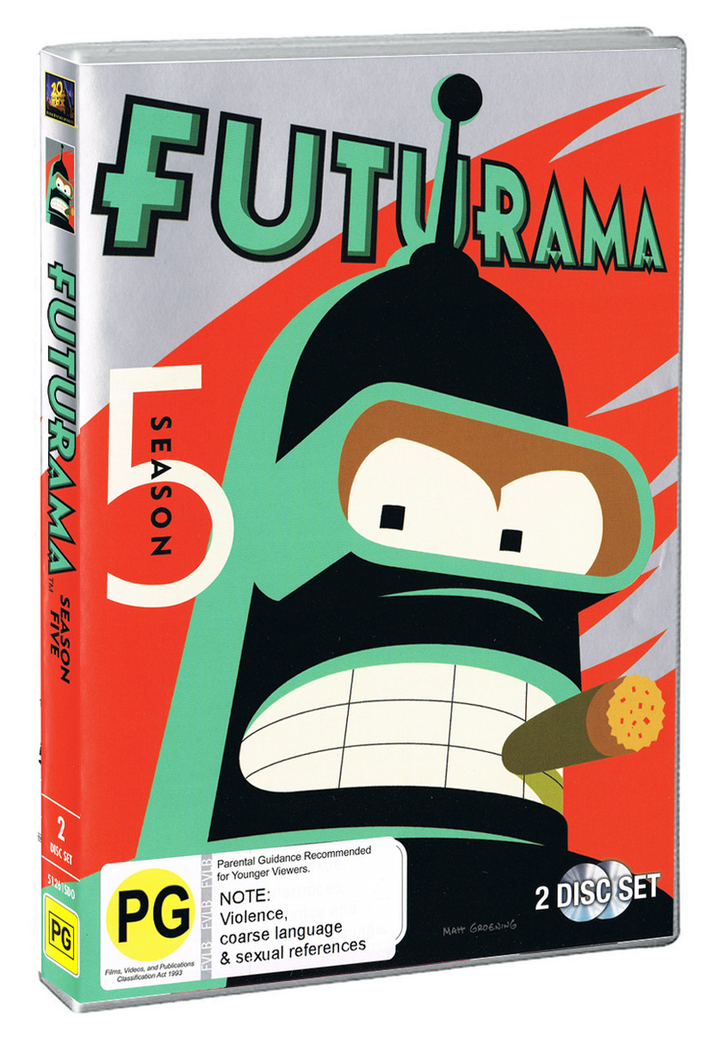 Futurama - Season 5 on DVD