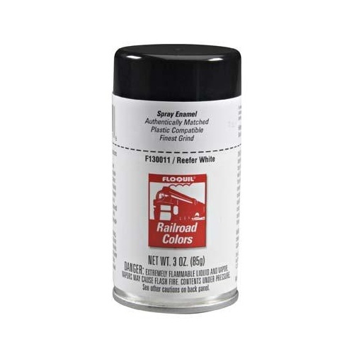 Floquil Reefer White Aerosol Enamel Paint (85g) at Mighty Ape Australia