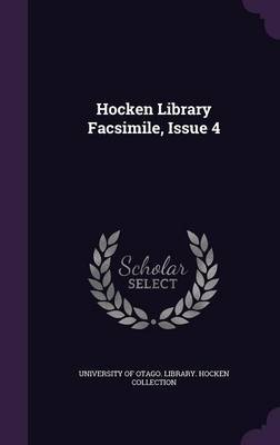 Hocken Library Facsimile, Issue 4 image