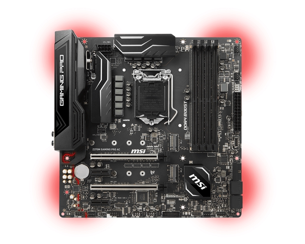 MSI Gaming Pro AC Z370M Gaming Motherboard