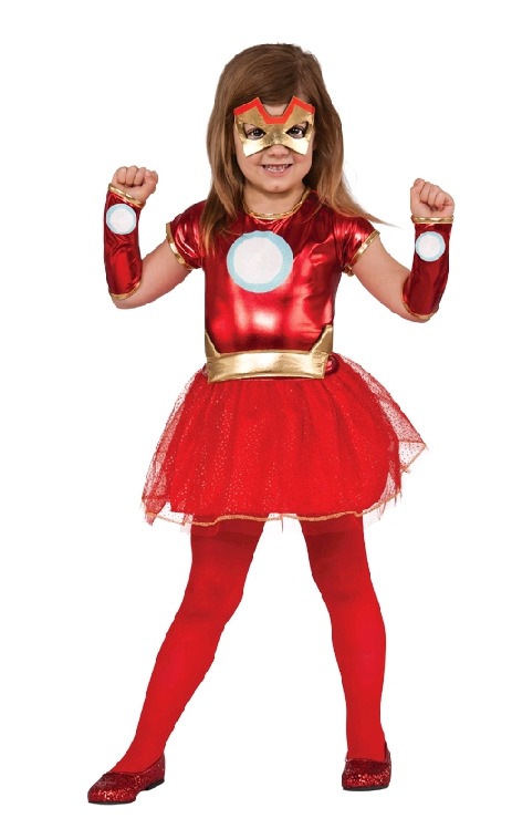 Marvel Iron Man Rescue Girls Costume (Medium) image