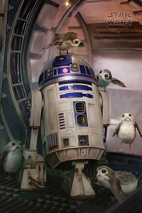 Star Wars The Last Jedi Maxi Poster - R2-D2 & Porgs (699) image