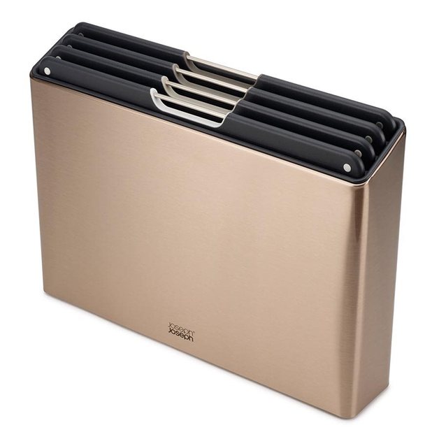 Joseph Joseph Folio Steel 4 Piece Chopping Board Set at Mighty Ape NZ