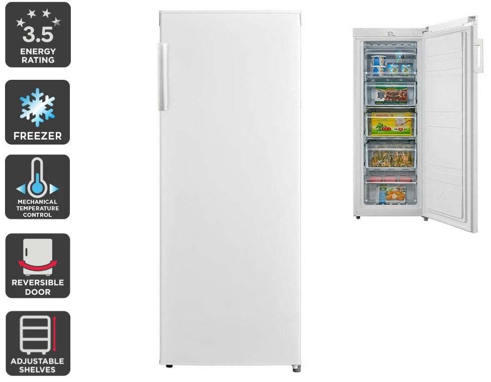 Buy Kogan 162L Upright Freezer White at Mighty Ape NZ