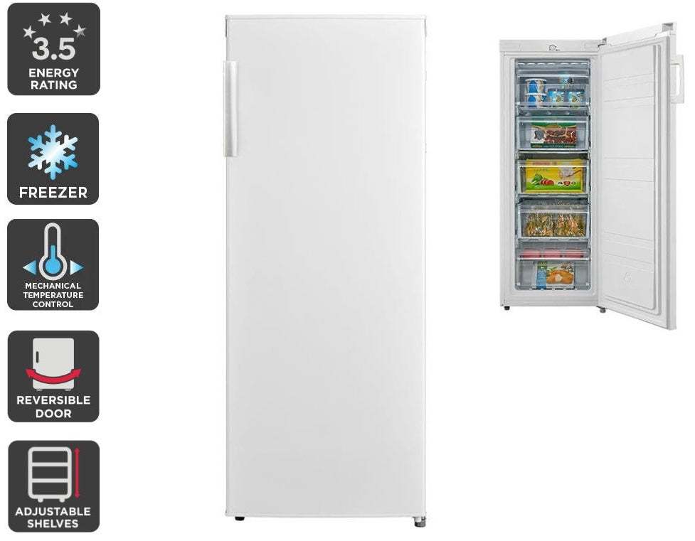 Kogan: 162L Upright Freezer - White