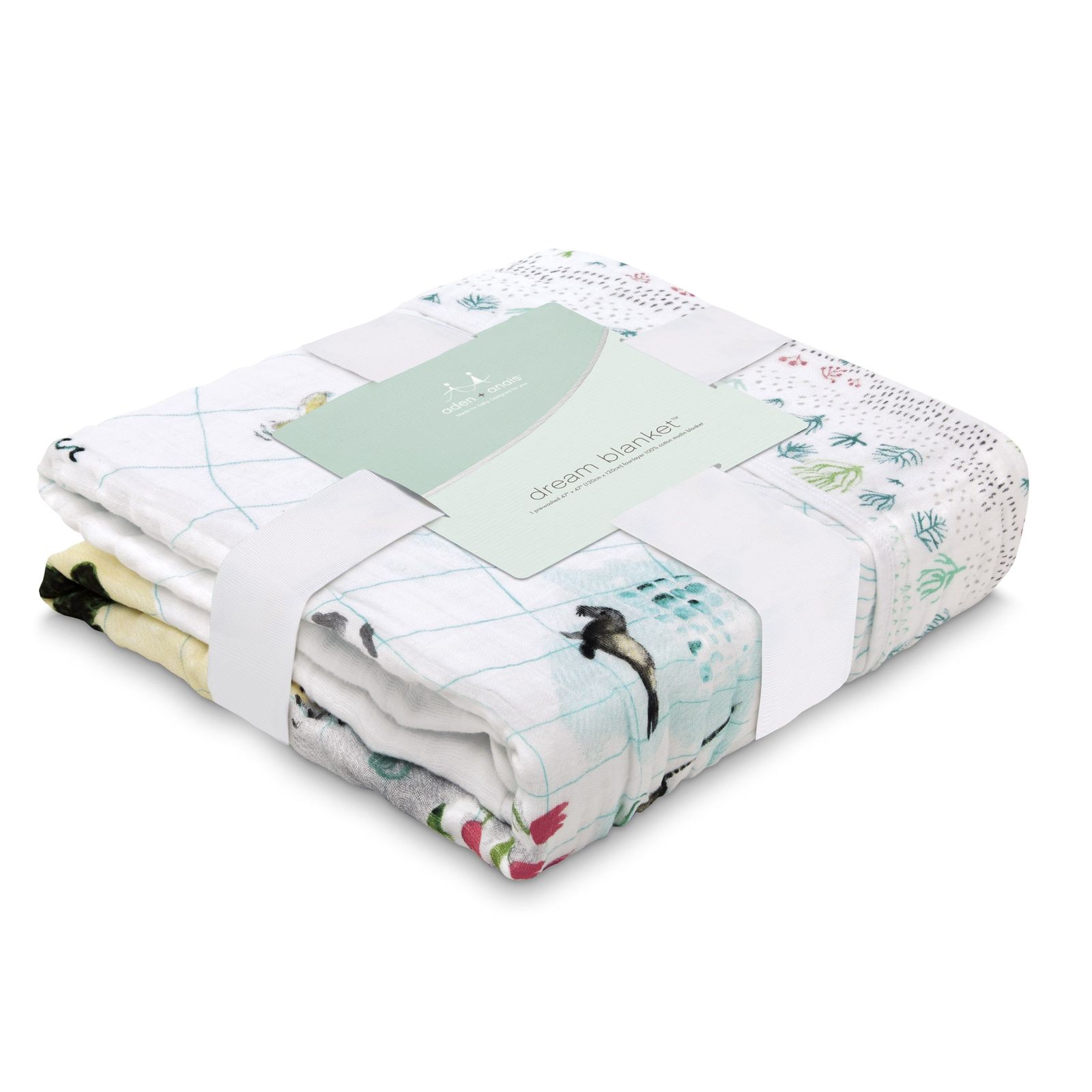 Aden + Anais: Classic Dream Blanket - Around The World - Engineered Map