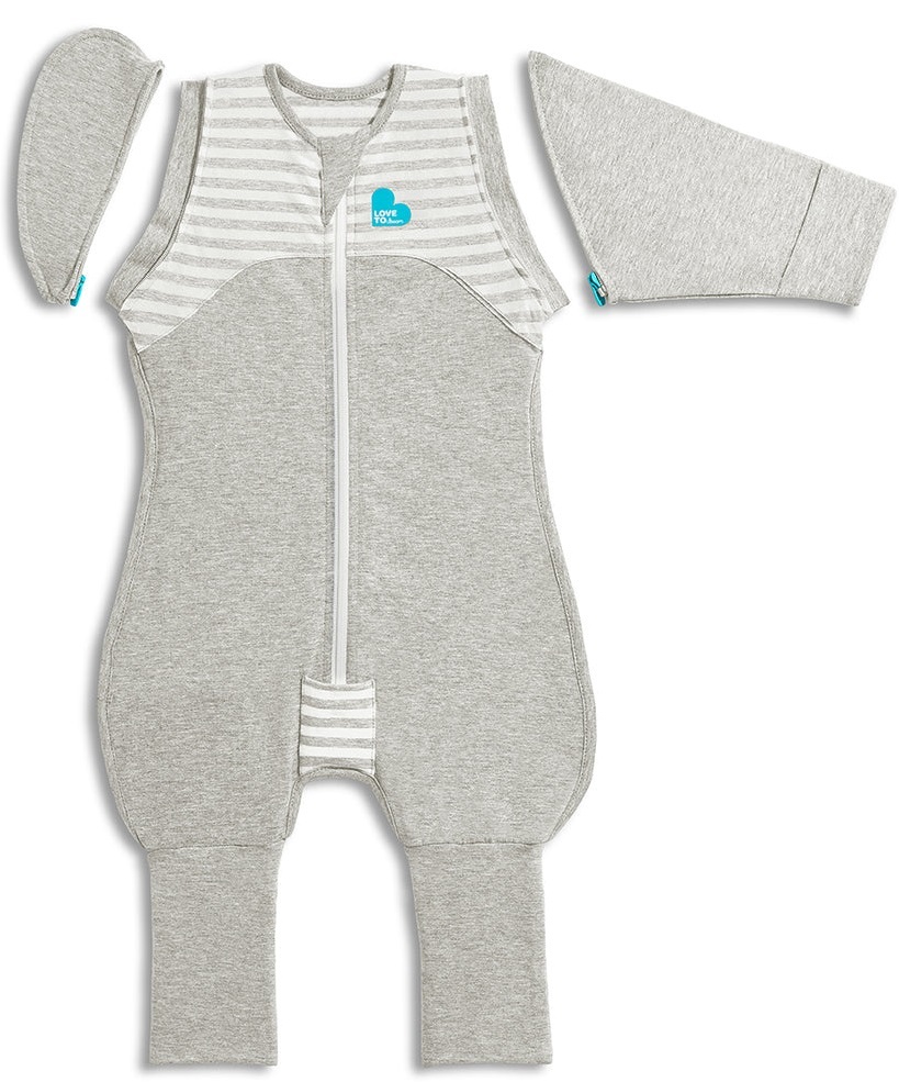 Buy Love to Dream Swaddle UP Transition Suit 1.0 TOG Grey (Large) at Mighty Ape NZ