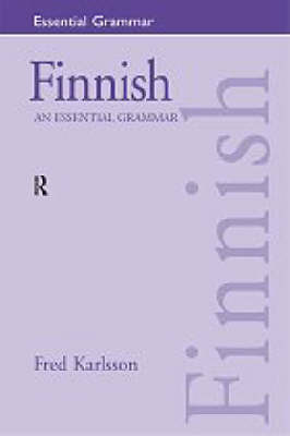 Finnish: An Essential Grammar by Fred Karlsson image