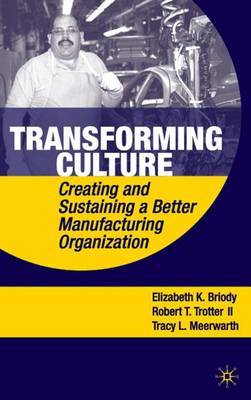 Transforming Culture on Hardback by E. Briody