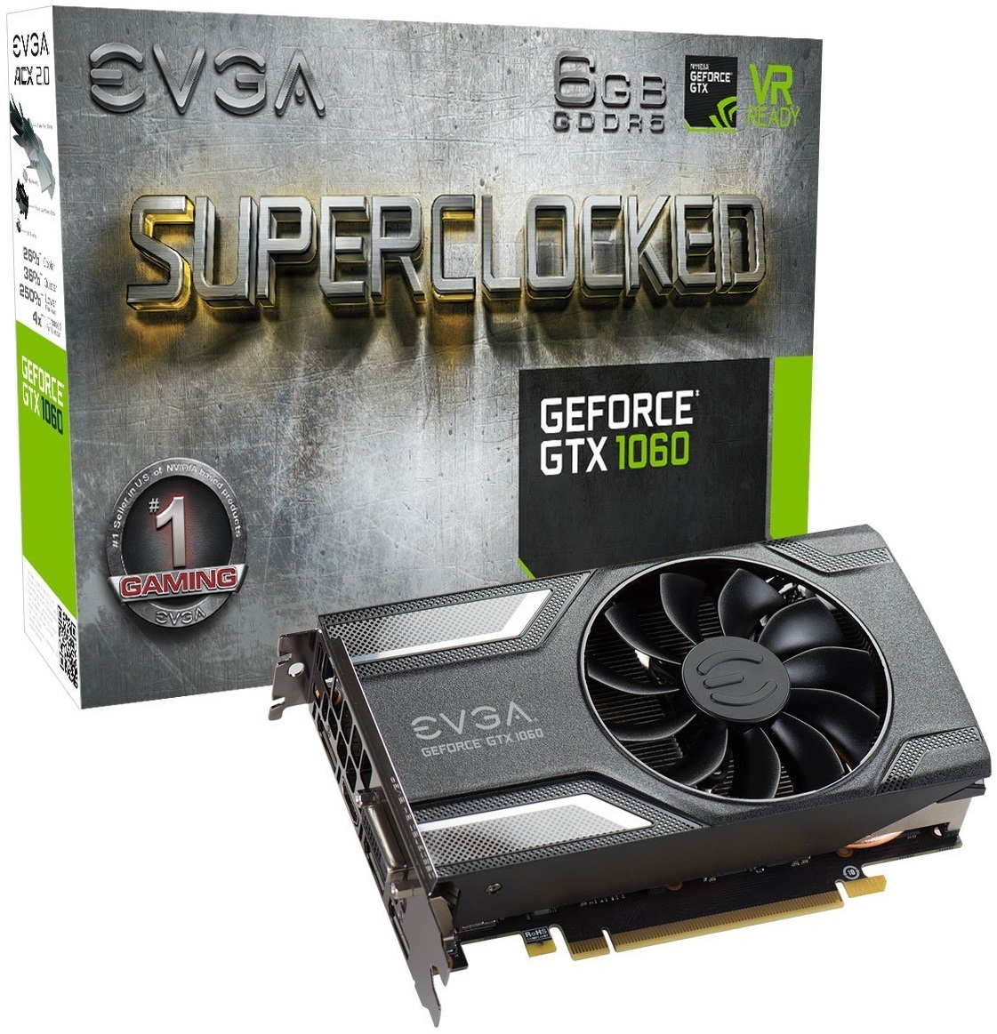 EVGA GeForce GTX 1060 6GB SC Graphics Card image