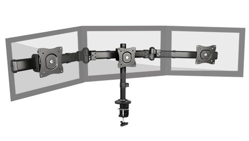 Brateck: Multi-screen Desk Mount (Fits 13"-27")