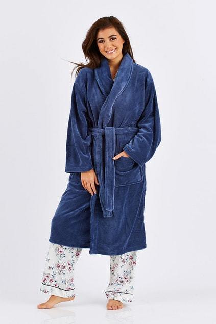 Bambury Denim Microplush Robe (Large/Extra Large) image