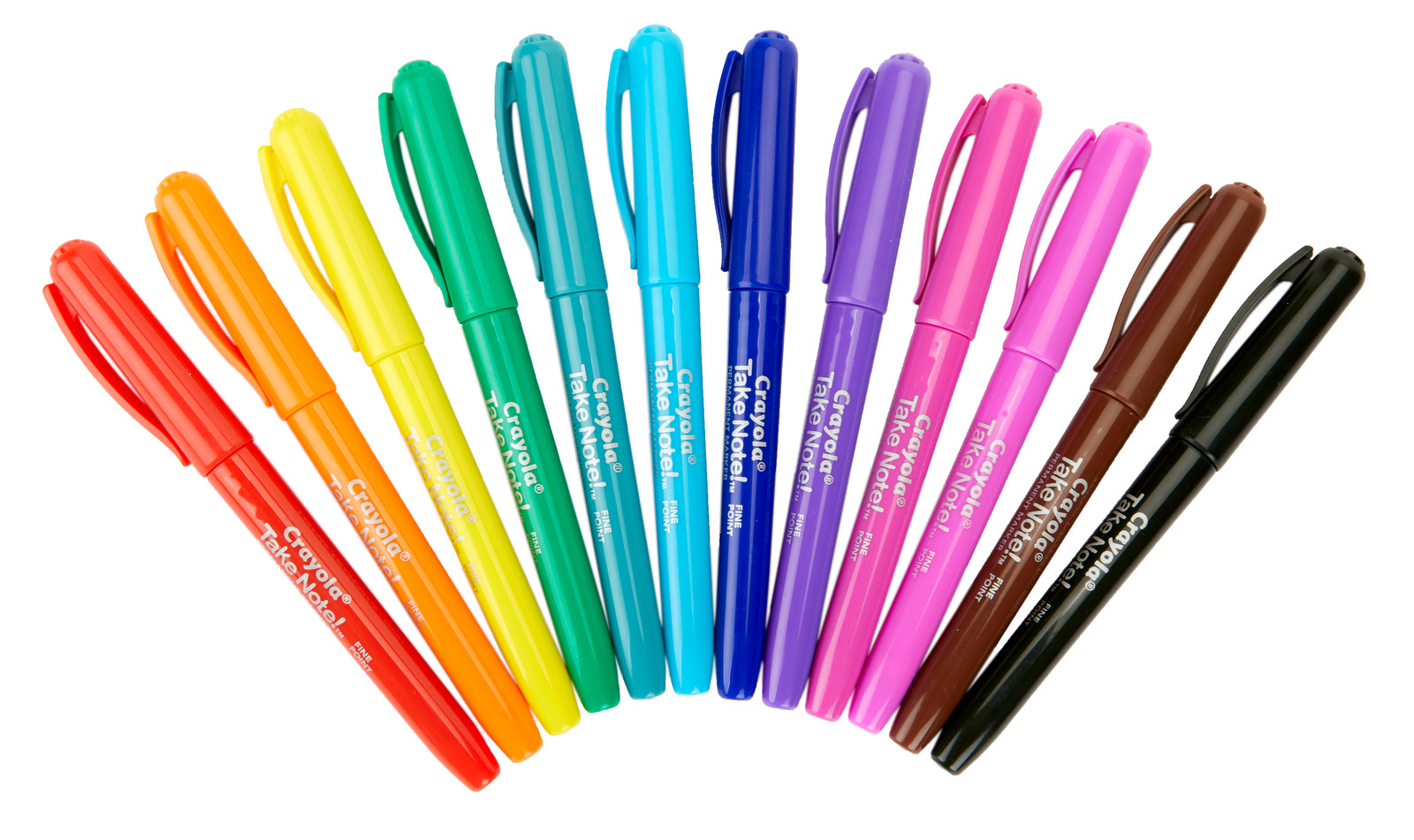 Crayola: Take Note - Permanent Markers Fine Point (12 Pack) image