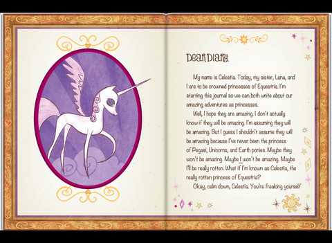 My Little Pony: The Journal of the Two Sisters on Hardback by Amy Keating Rogers