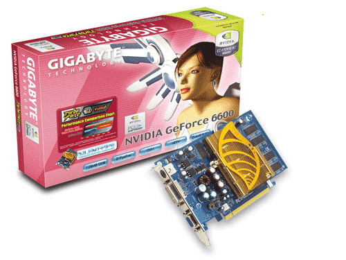 Gigabyte Graphics Card NVIDIA GeForce 6600 128M PCIE image