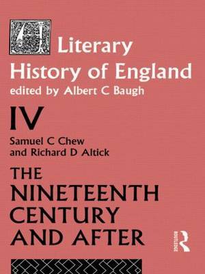 A Literary History of England Vol. 4 by Samuel C. Chew image
