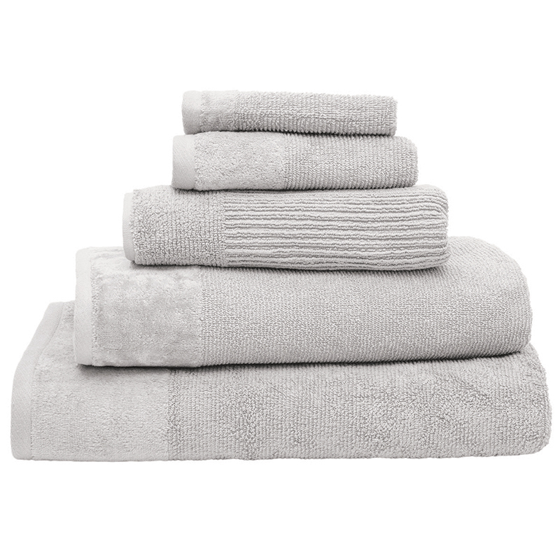 Bambury Costa Cotton Bath Sheet (Silver) image