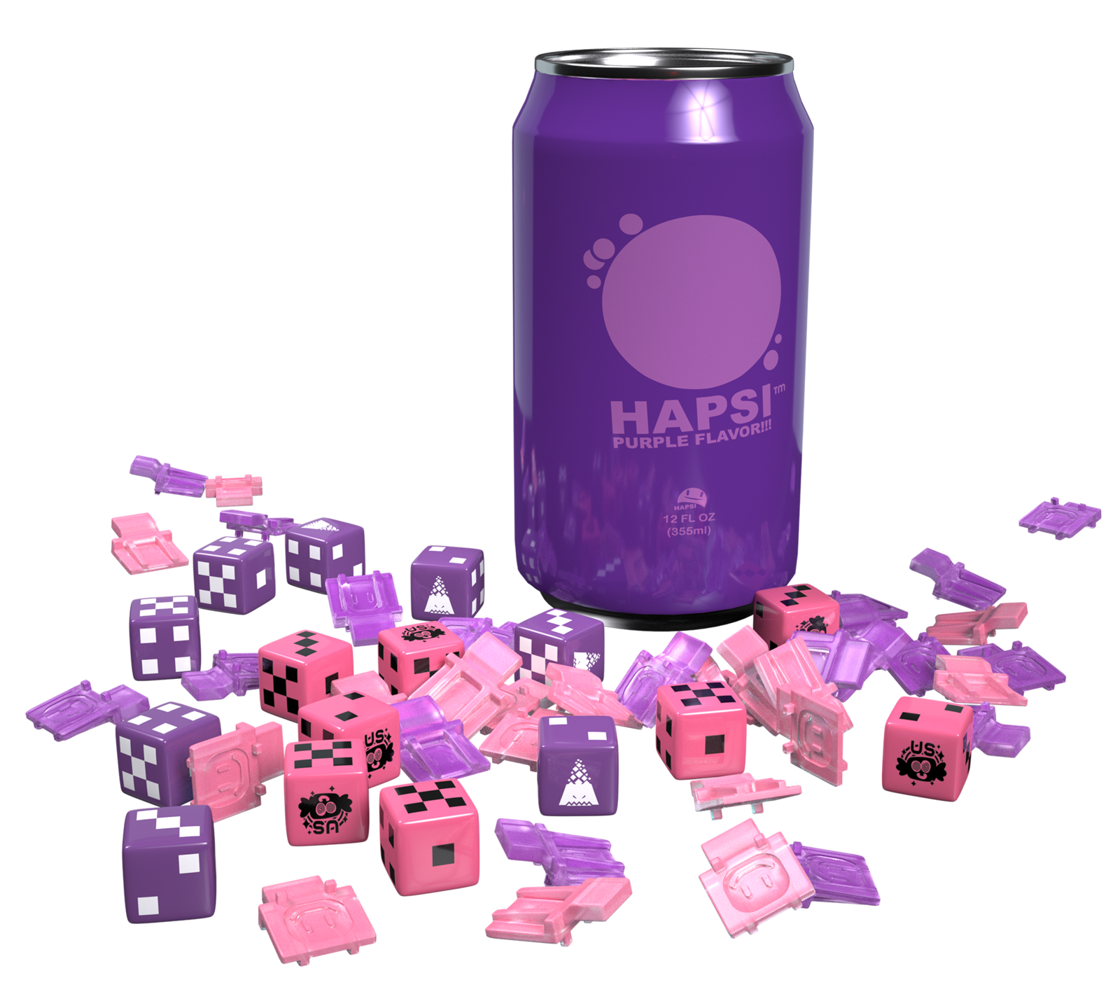 GKR: Hapsi Can - Dice Set (Purple Flavor) image