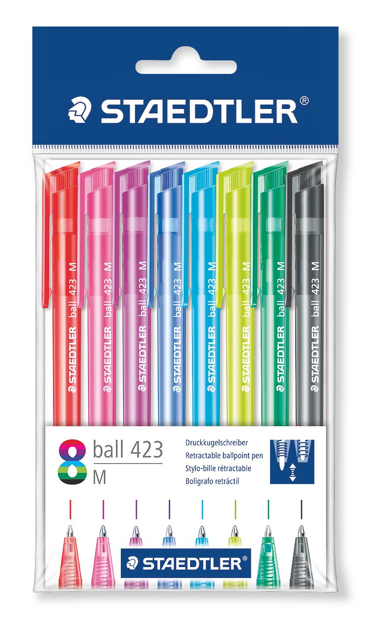 Staedtler - Retractable Ballpoint Pens – Pack of 8 image