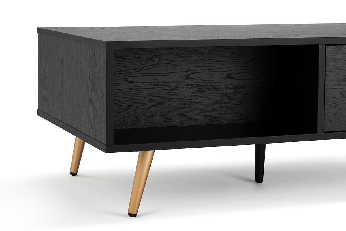 Buy ShangriLa Coffee Table Vienna Collection Black/Gold at Mighty