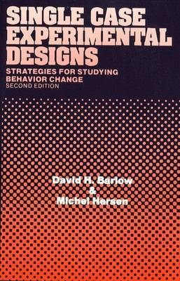 Single Case Experimental Designs by David H Barlow image