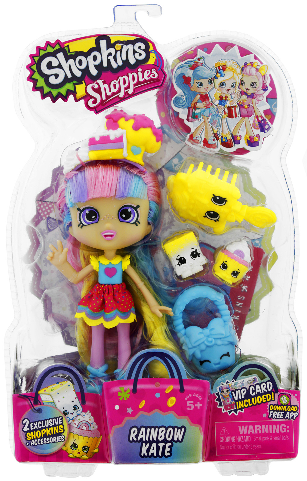 Buy Shopkins Shoppies Rainbow Kate at Mighty Ape NZ
