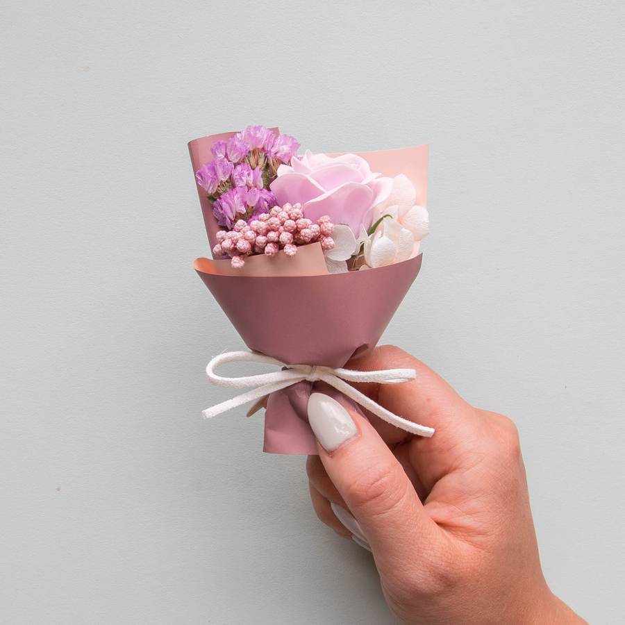 Short Story: Floral Bouquet Box - Light Purple image