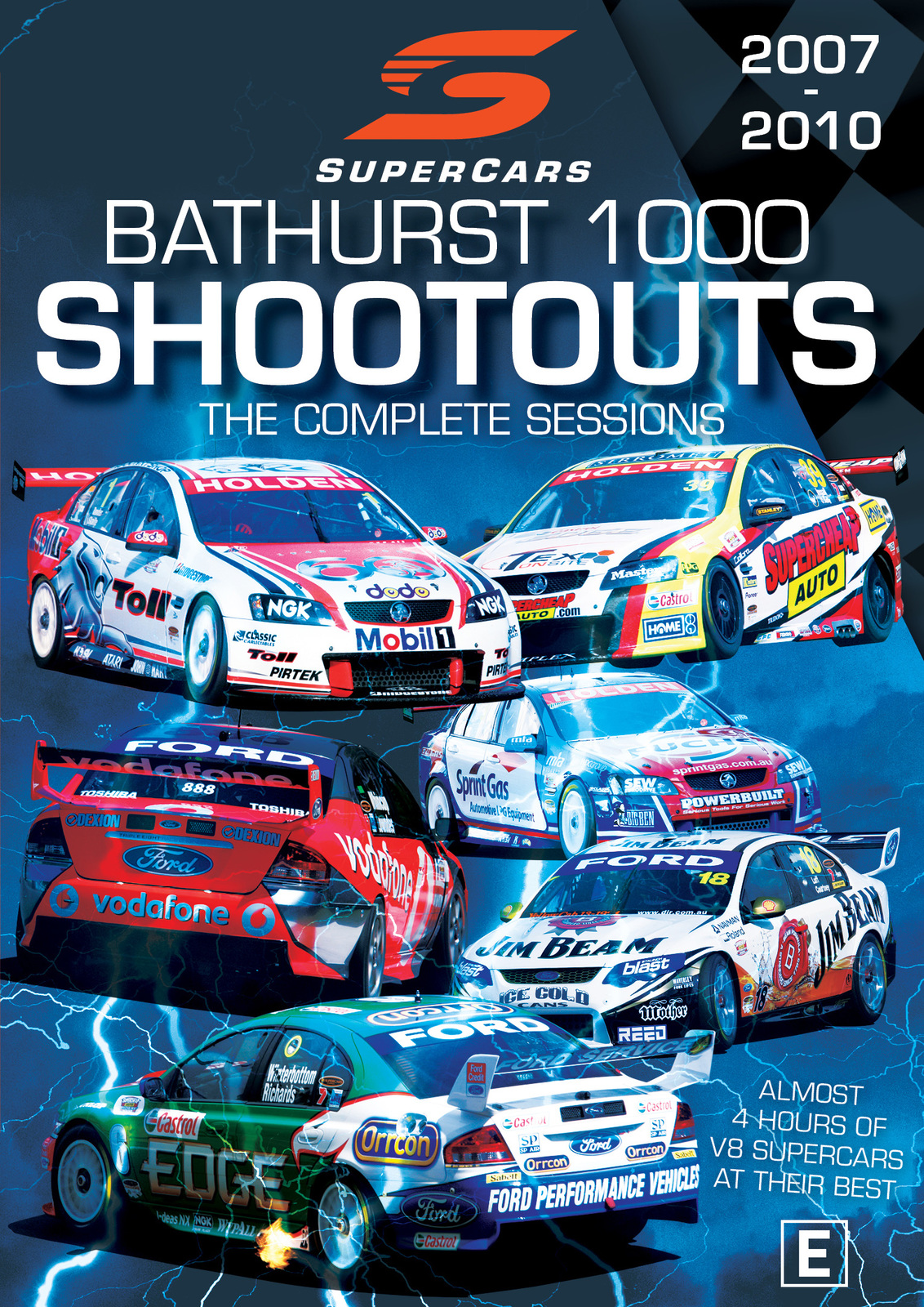 Supercars Bathurst 1000 Shoot Outs: The Complete Session 2007 To 2010 on DVD image
