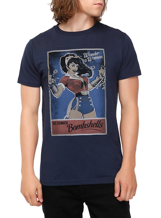 DC Bombshell Wonder Woman Mens Tee - XL image