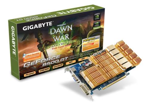 GIGABYTE NX85T512 8500GT 512MB DDR3 PCIE image